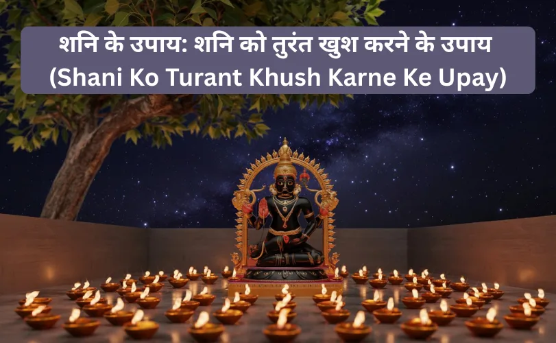 शनि को खुश करने के उपाय